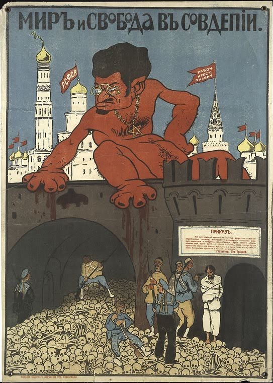 antisemitic Trotsky poster